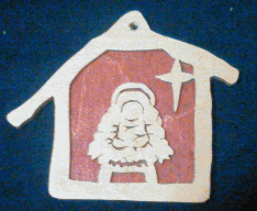 Child Manger Ornament
